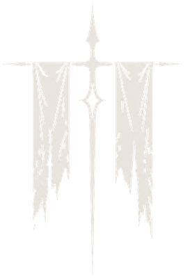 The standard of the order: a banner with no coat of arms
